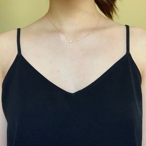 UNIQLO loose black cami top